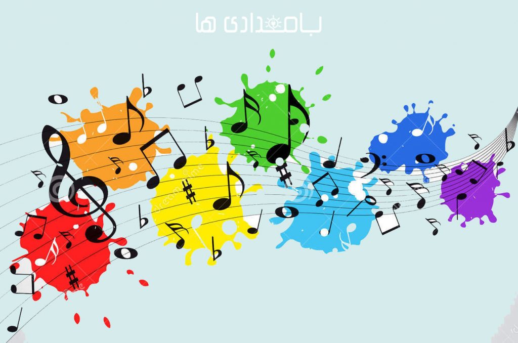 ارتباط رنگ ها با نت های موسیقی