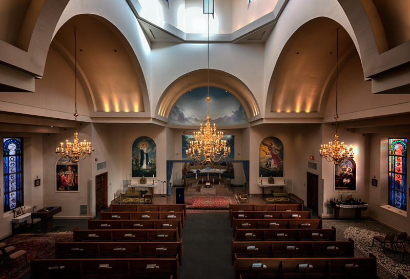 Holy Cross Armenian Church Nave Belmont MA
