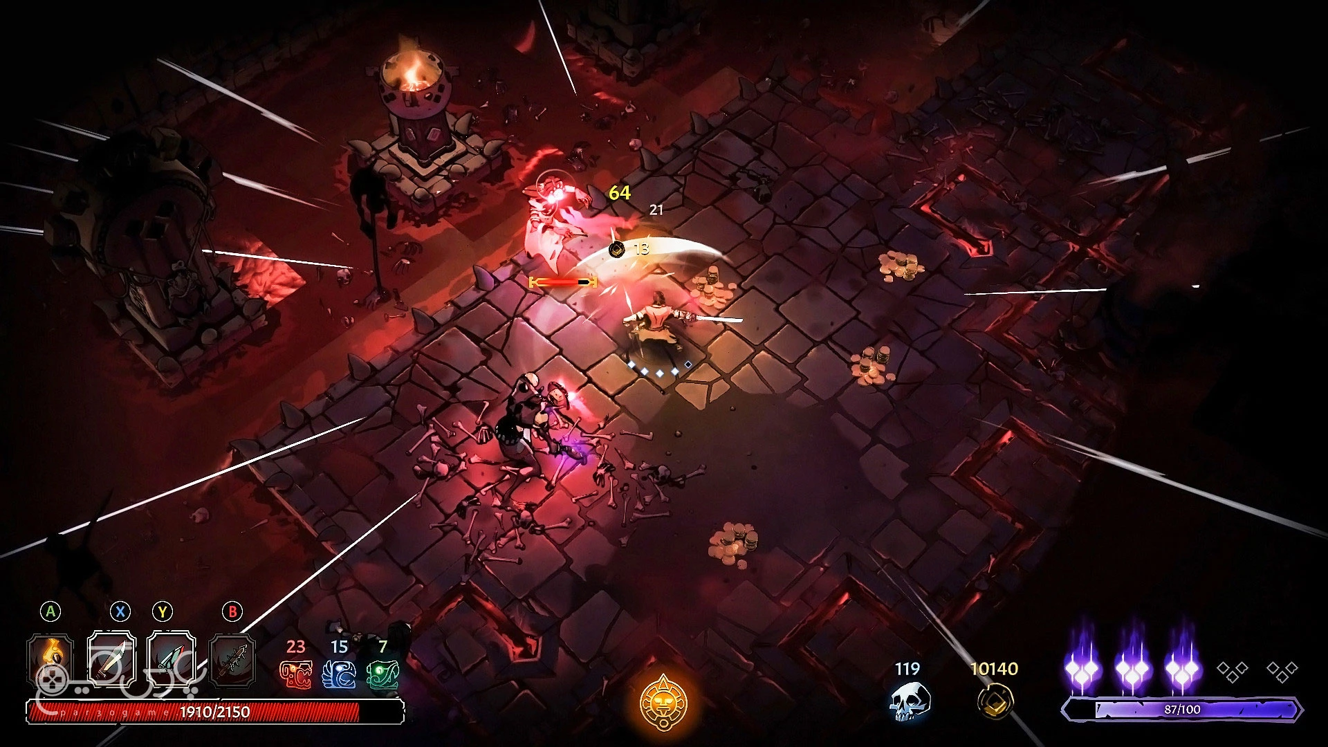 بازی نفرین خدایان مرده:روگلایتی که ساعتها میخکوبت میکنه 3 بازی نفرین خدایان مرده