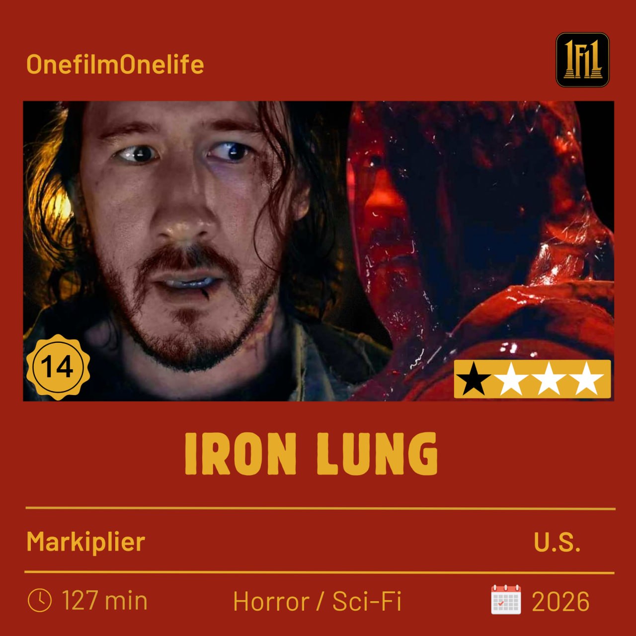 نقد فیلم ریه آهنی | Iron Lung 2026 1 فیلم ریه آهنی
