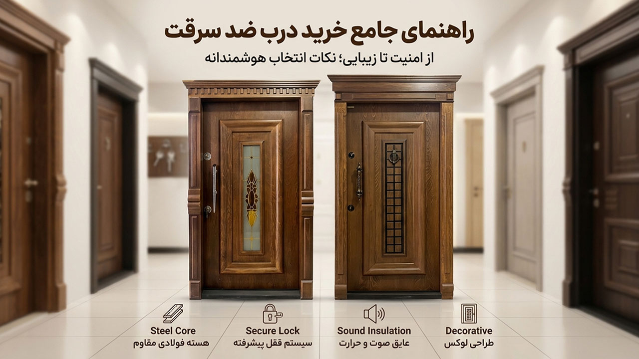 راهنمای خرید درب ضدسرقت؛ بررسی ساختار، قفل، روکش و نکات مهم انتخاب درب مناسب 2 2a423820 bdce 4740 8aad 23fc3f5efb45