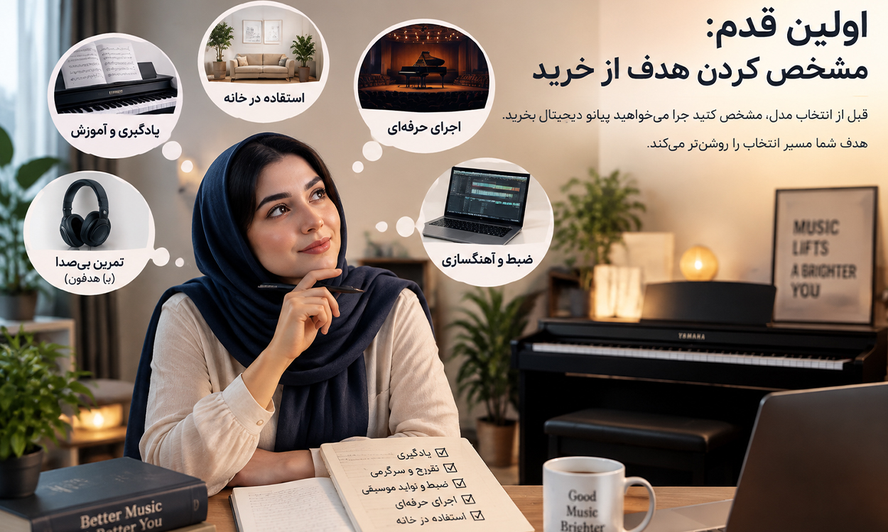 راهنمای انتخاب پیانو دیجیتال؛ از اولین قدم تا خرید یک ساز حرفهای 3 9b36cad4 e69c 4dca 8ef3 1f33e97194f2