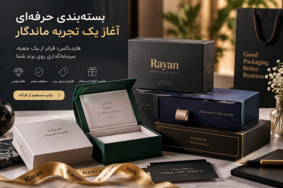 هارد باکس سفارشی یا تولید جعبه سخت (هارد باکس) برای برندها 2 هارد باکس سفارشی